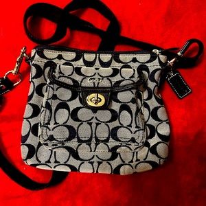 Coach monogram crossbody bag